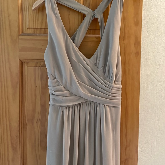 Levkoff brand. Size 14 “champagne”bridesmaid dress - Picture 2 of 5